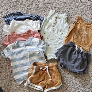 Organic Boys summer haul 9 months